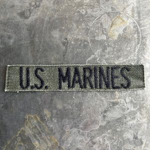 U.S. MARINES embroidered tape patch - Vintage